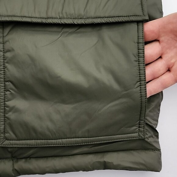 Hudson North  Men's Olive Green Puffer Coat Parka Down Fill Winter Sz M - Picture 9 of 16
